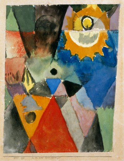 Before the Gas Lamp by Paul Klee