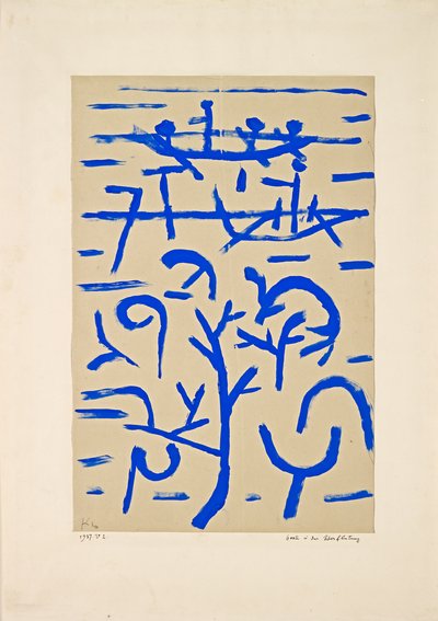 Boats in the Flood, 1937 by Paul Klee