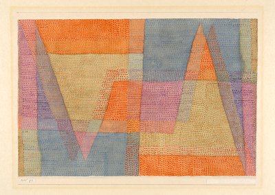 Das Licht und die Schärfen by Paul Klee