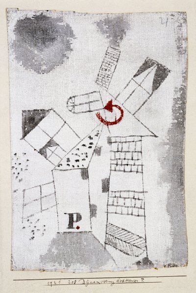 Dynamization of Houses P. by Paul Klee