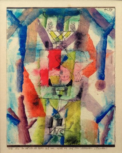 The Lord Should Rely on Us, Not We on Him by Paul Klee