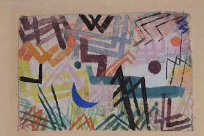 Game of the Forces of Lech Landscape by Paul Klee