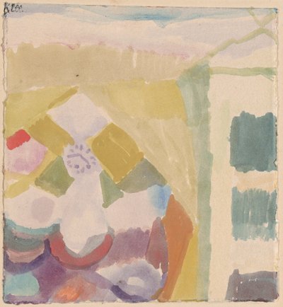 Interior with the Clock by Paul Klee