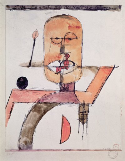 Man is the Mouth of the Lord by Paul Klee