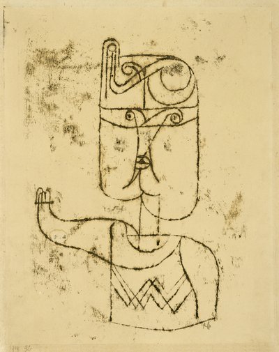 Mathematical Portrait, 1919 by Paul Klee