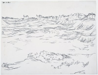 Munich Bay, the Military Dugouts, against a Backdrop of the First Houses in Milbertshofen by Paul Klee