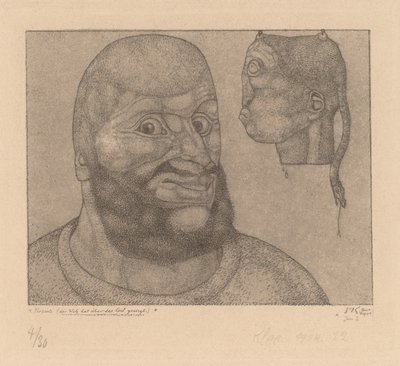 Perseus-The Triumph of Brain over Body by Paul Klee