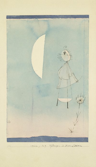Plants in the Moonlight by Paul Klee