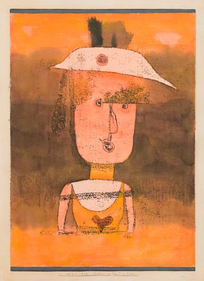 Portrait of Frau P. in the South by Paul Klee