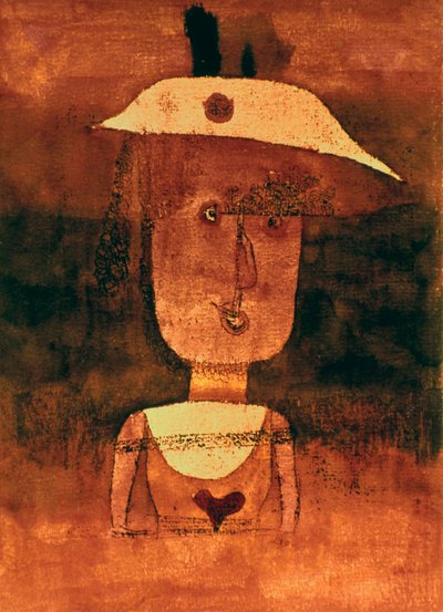 Portrait of Mrs P in the South by Paul Klee