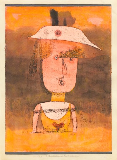 Portrait of Mrs P. in the South by Paul Klee