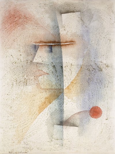 Portrait of a Man in Costume (with a Flower) by Paul Klee