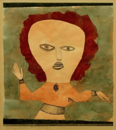 Actor as Woman by Paul Klee