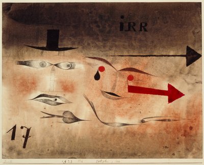 Seventeen, Insane, 1923 by Paul Klee