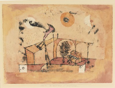 The Heroic Tenor As a Concert Singer, 1922 by Paul Klee