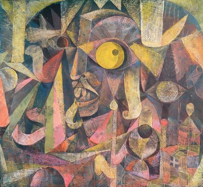 The Moon Was on the Decline, It Showed me the Grimace of an Englishman, a Lord of Bad Fame by Paul Klee