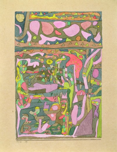 The Sun Discovering that the World of Colours Already Exists by Paul Klee