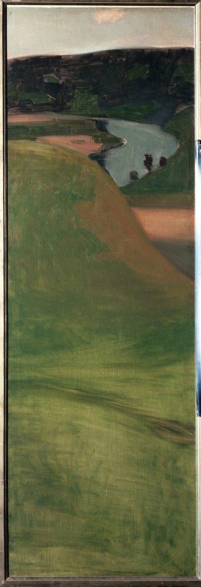 View of the Aar valley, Switzerland by Paul Klee