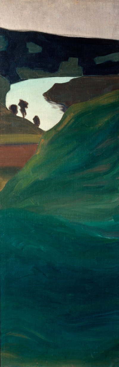 View of the Valley of the Aar River by Paul Klee