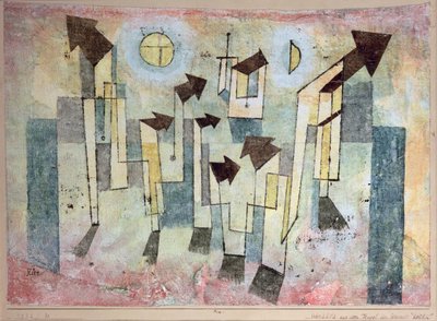 Wall Painting from the Temple of Longing Thither by Paul Klee