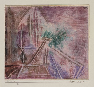 Paths in the Sand II by Paul Klee