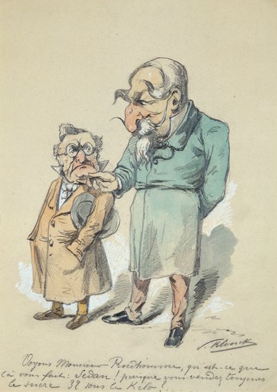 Monsieur Prudhomme and Napoleon III by Paul Klenck
