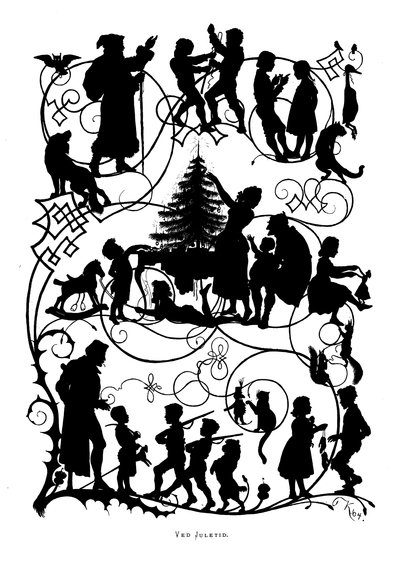 Silhouette: Ved Juletid by Paul Konewka