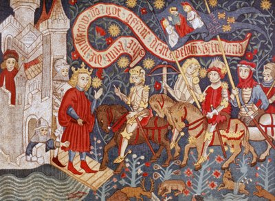 Arrival of Joan of Arc at the Chateau de Chinon, March 6th 1428 by Paul Lacroix