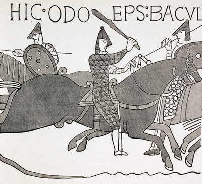 Bishop Edues Encouraging Soldiers at the Battle of Hastings (after a detail in the Bayeux Tapestry) by Paul Lacroix
