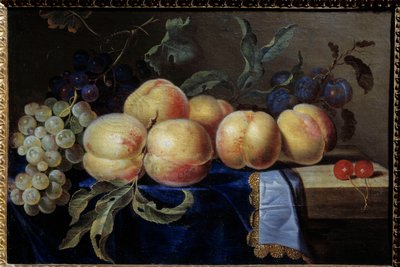 Still Life, Peaches by Paul Liegeois
