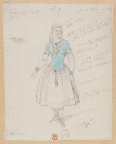 The Bloody Nun - Costume Designs by Paul Lormier - 3. Bohemian Peasant by Paul Lormier
