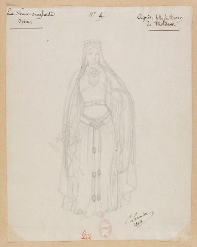 Agnès, Daughter of the Baron of Moldaw by Paul Lormier