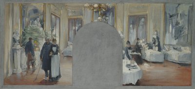 Interior of the Theatre Francais, 1871 by Paul Louis Delance