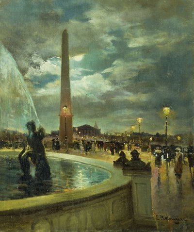 La Place de la Concorde by Paul Marcel Balmigere