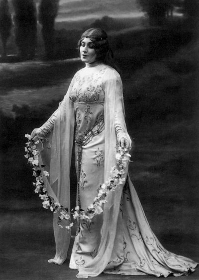 Marguerite Carre as Melisande in the Opera Pelleas et Melisande by Claude Debussy, Photo by Paul Nadar by Paul Nadar