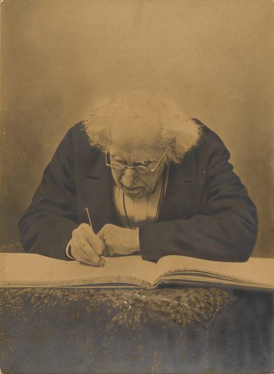 "One should strive for infallibility without claiming to have achieved it" (Malebranche) by Paul Nadar