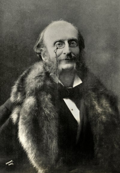 Portrait of Jacques Offenbach by Paul Nadar