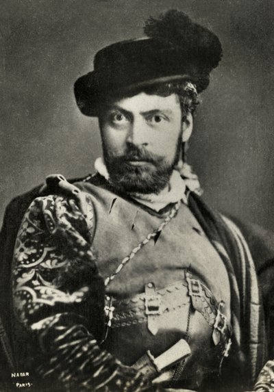 Portrait of Jean Mounet Sully by Paul Nadar