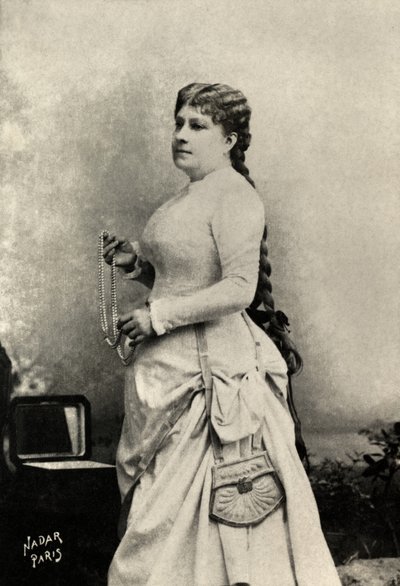 Portrait of Marie Felix, Miolan, Carvalho by Paul Nadar