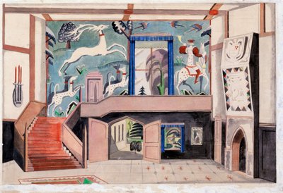 Interior Design, c.1920-30s by Paul Nash