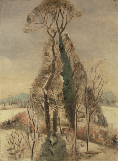 Iver Heath in the Snow by Paul Nash