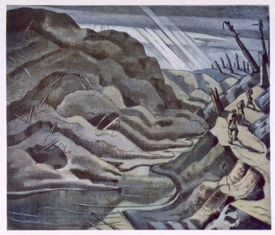 Landscape, Year of Our Lord 1917, from British Artists at the Front, Continuation of The Western Front, Part Three, Paul Nash by Paul Nash