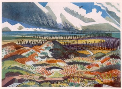 Ruined Country, Vimy, from British Artists at the Front, Continuation of The Western Front, Part Three, Paul Nash by Paul Nash
