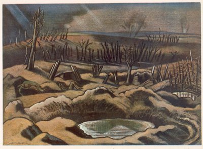 The Field at Passchendaele, British Artists at the Front, Continuation of The Western Front, Part Three, Paul Nash by Paul Nash