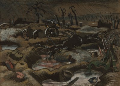 The Field of Passchendaele, c.1917 by Paul Nash