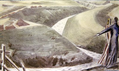 The Great Dyke, Romney Marsh by Paul Nash