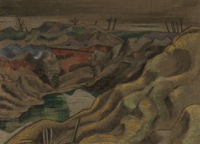 The Landscape: Hill 60, c.1917 by Paul Nash