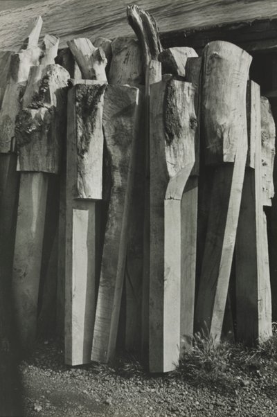 Totems, Old Shipyard, Rye by Paul Nash