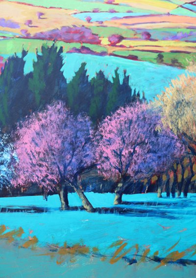 Teme Valley April (detail) by Paul Powis