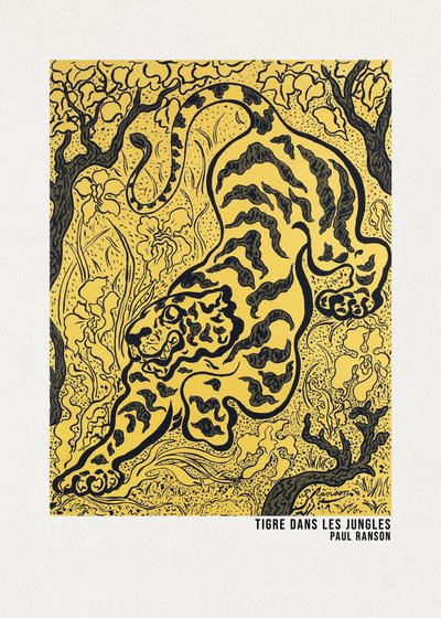 Tiger in the Jungles Poster by Paul Ranson